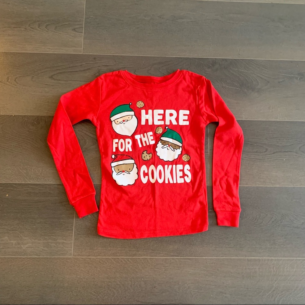 Carter’s Kids Santa L/S Tee, Red